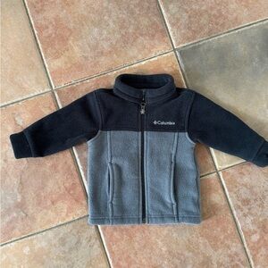 Columbia infant two toned blue Fleece Jacket